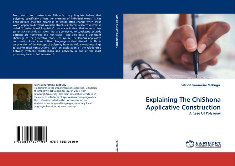 Produktbild: Explaining The ChiShona Applicative Construction
