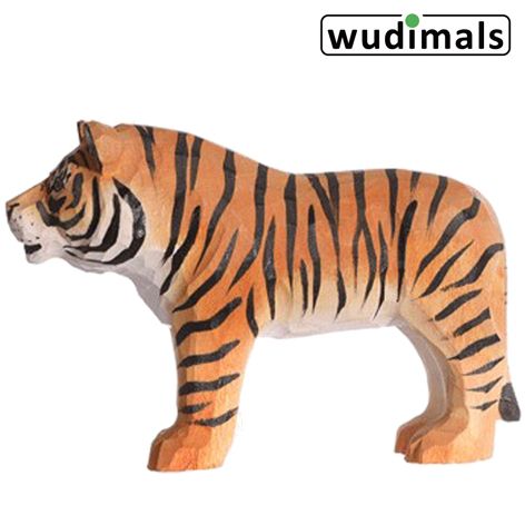 Produktbild: Wudimals A040458 - Tiger, Tiger, handgeschnitzt aus Holz