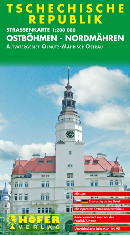Produktbild: H&ouml;fer Tschechische Rep. CS003 Ostboehmen/1 : 200 000