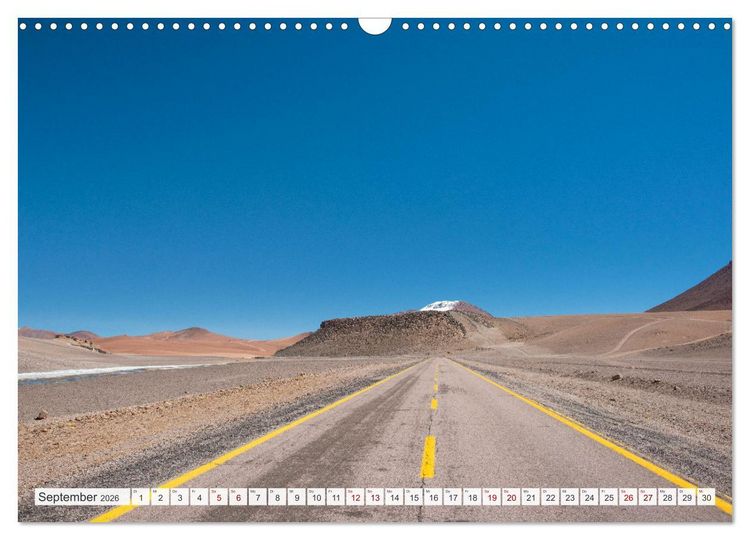 Produktbild: Magie dieses S&uuml;damerikanischen Landes, Chile (Wandkalender 2026 DIN A3 quer), CALVENDO Monatskalender