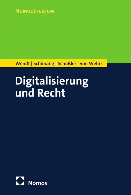 Produktbild: Digitalisierung und Recht