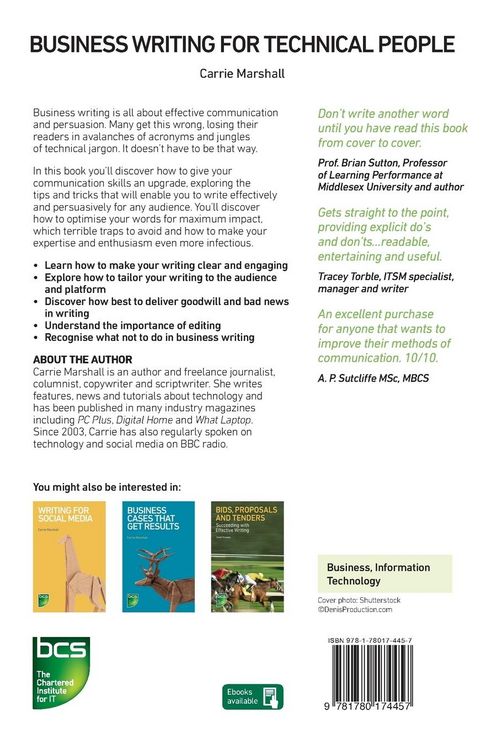 Produktbild: Business Writing for Technical People