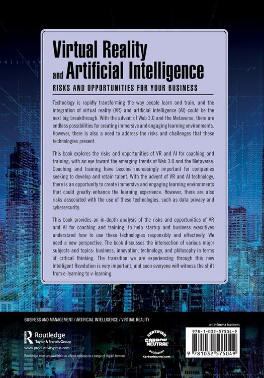 Produktbild: Virtual Reality and Artificial Intelligence