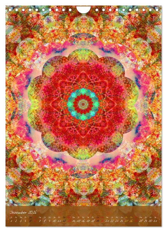 Produktbild: Mandala Energien (Wandkalender 2026 DIN A4 hoch), CALVENDO Monatskalender