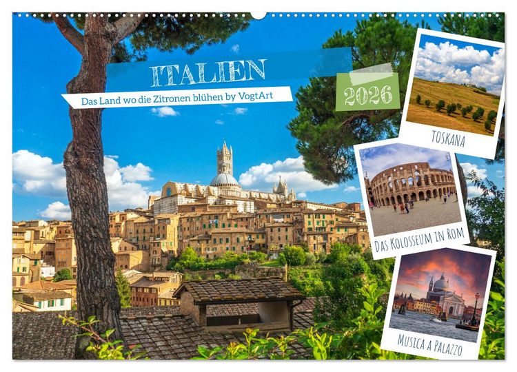 Produktbild: Italien, das Land wo die Zitronen bl&uuml;hen by VogtArt (Wandkalender 2026 DIN A2 quer), CALVENDO Monatskalender