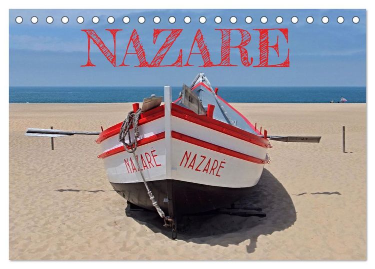Produktbild: Nazare (Tischkalender 2026 DIN A5 quer), CALVENDO Monatskalender