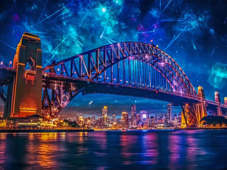 Produktbild: CALVENDO Puzzle Habour Bridge, Sydney | 1000 Teile Lege-Gr&ouml;&szlig;e 64x48cm Foto-Puzzle f&uuml;r gl&uuml;ckliche Stunden