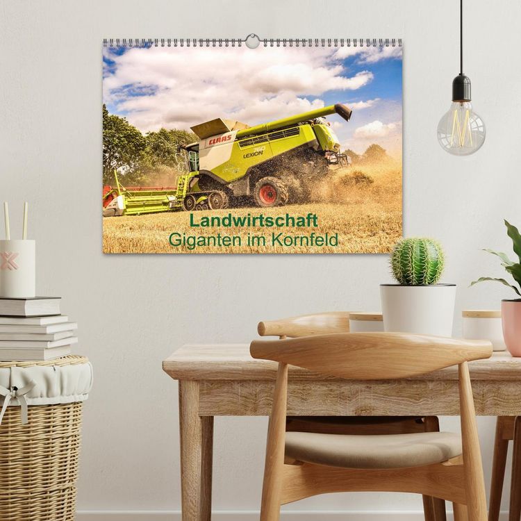 Produktbild: Landwirtschaft - Giganten im Kornfeld (Wandkalender 2026 DIN A3 quer), CALVENDO Monatskalender