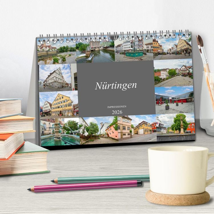 Produktbild: N&uuml;rtingen Impressionen (Tischkalender 2026 DIN A5 quer), CALVENDO Monatskalender