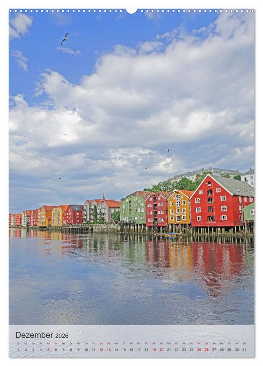 Produktbild: Unterwegs in Norwegen - Mit dem Wohnmobil an sch&ouml;nen Orten verweilen (hochwertiger Premium Wandkalender 2026 DIN A2 hoch), Kunstdruck in Hochglanz