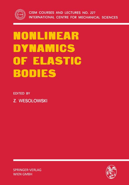Produktbild: Nonlinear Dynamics of Elastic Bodies