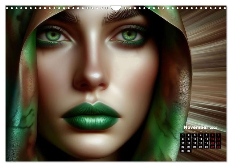 Produktbild: Eleganz, Farbe und Anmut (Wandkalender 2027 DIN A3 quer), CALVENDO Monatskalender