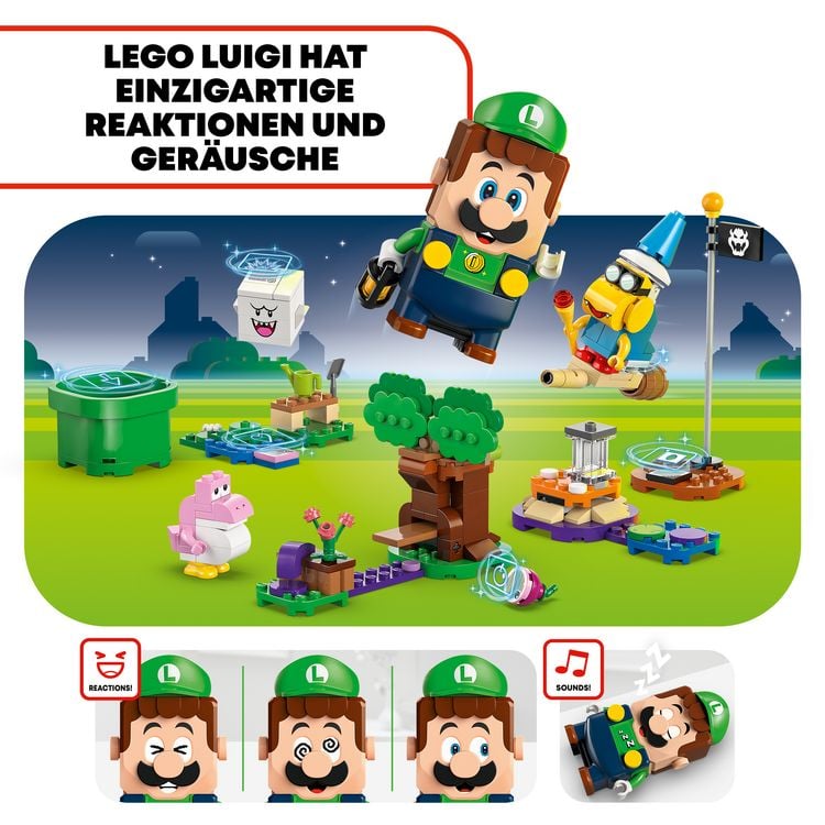 Produktbild: LEGO Super Mario Abenteuer mit dem interaktiven LEGO Luigi 71440