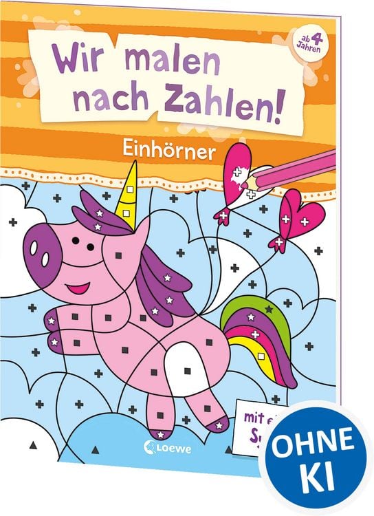 Produktbild: Wir malen nach Zahlen! - Einh&ouml;rner