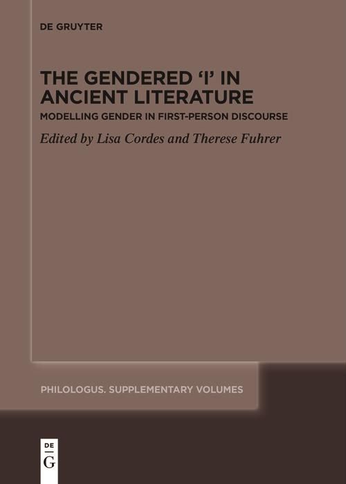 Produktbild: The Gendered 'I' in Ancient Literature