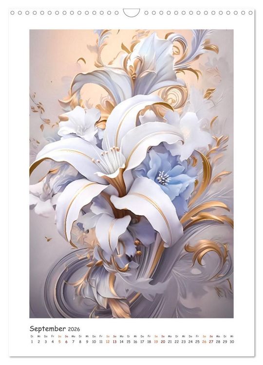 Produktbild: Blumen-Sinfonie (Wandkalender 2026 DIN A3 hoch), CALVENDO Monatskalender