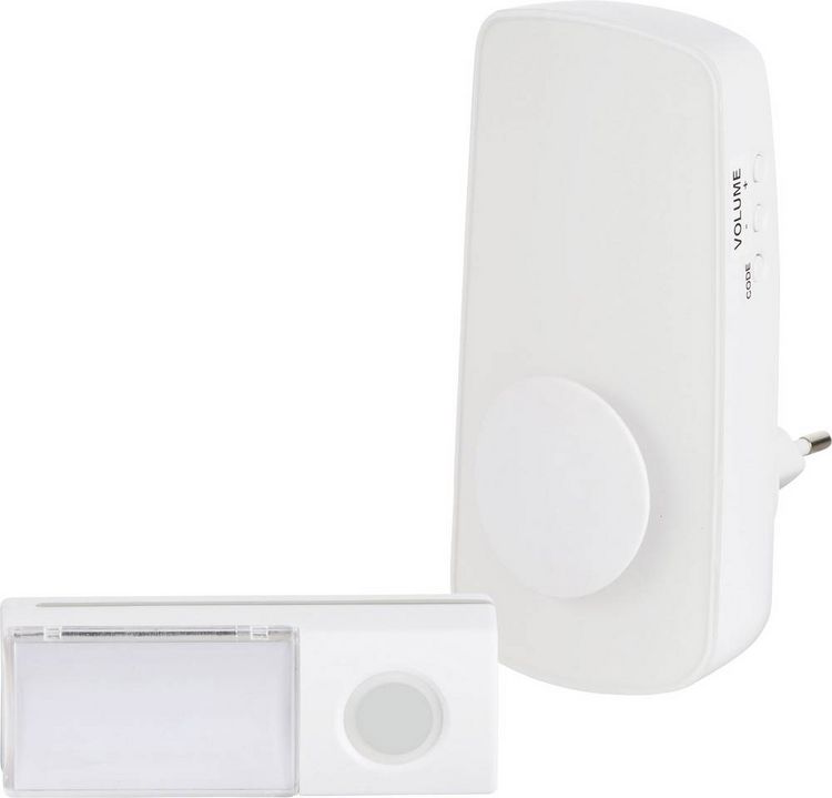 Produktbild: Heidemann Funkgong Komplett-Set mit Blitzlicht, mit Namensschild 70827 HX Ocean 230V