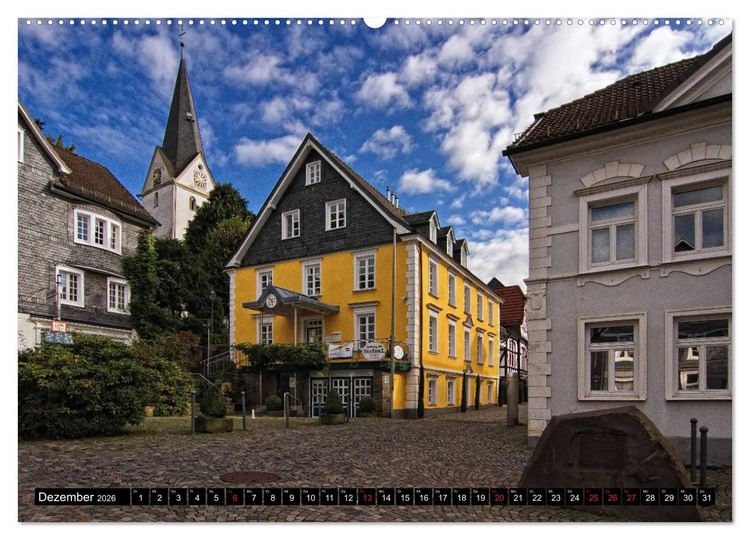 Produktbild: Stadtansichten, Gummersbach (Wandkalender 2026 DIN A2 quer), CALVENDO Monatskalender