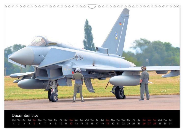 Produktbild: The Mighty Eurofighter Typhoon (Wall Calendar 2027 DIN A3 landscape), CALVENDO 12 Month Wall Calendar