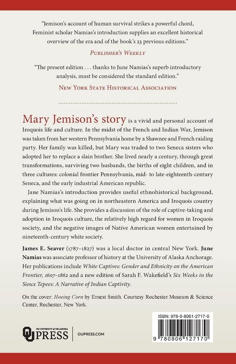Produktbild: A Narrative of the Life of Miss Mary Jemison