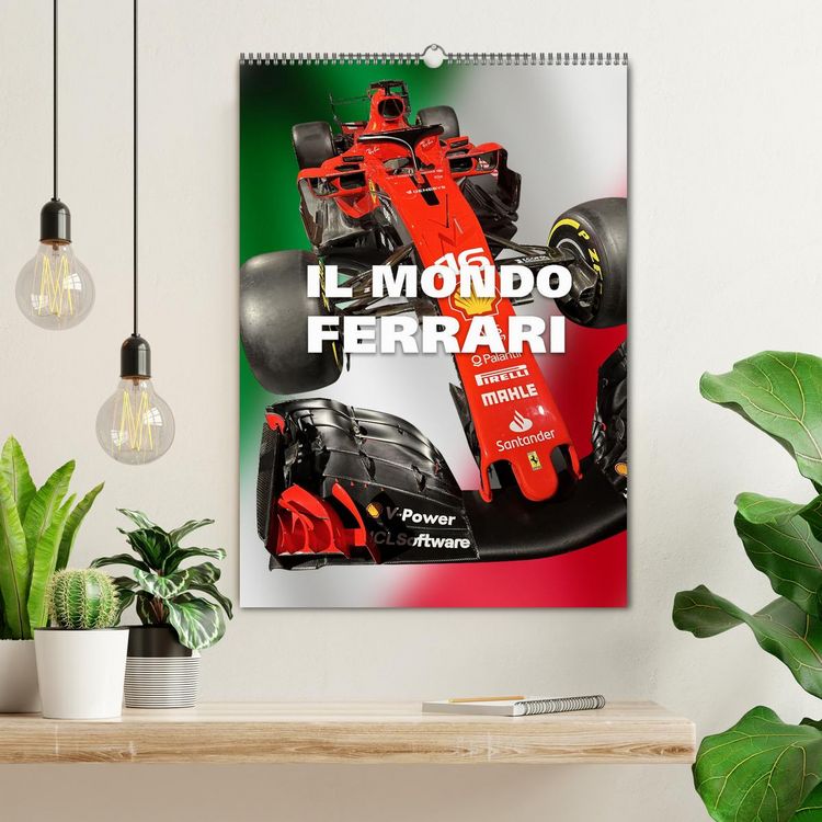 Produktbild: Il Mondo Ferrari (Wandkalender 2026 DIN A2 hoch), CALVENDO Monatskalender