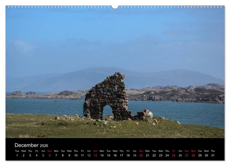 Produktbild: Iona Scotland's Mystical Isle (High Quality Premium Wall Calendar 2026 DIN A2 landscape),CALVENDO 12 Month Wall Calendar