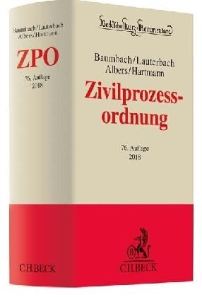 Produktbild: Zivilprozessordnung