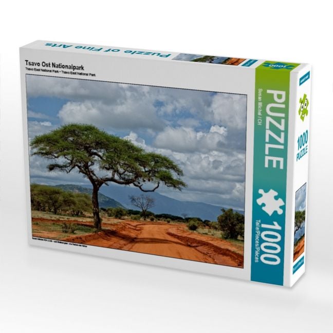 Produktbild: CALVENDO Puzzle Tsavo Ost Nationalpark | 1000 Teile Lege-Gr&ouml;&szlig;e 64x48cm Foto-Puzzle f&uuml;r gl&uuml;ckliche Stunden