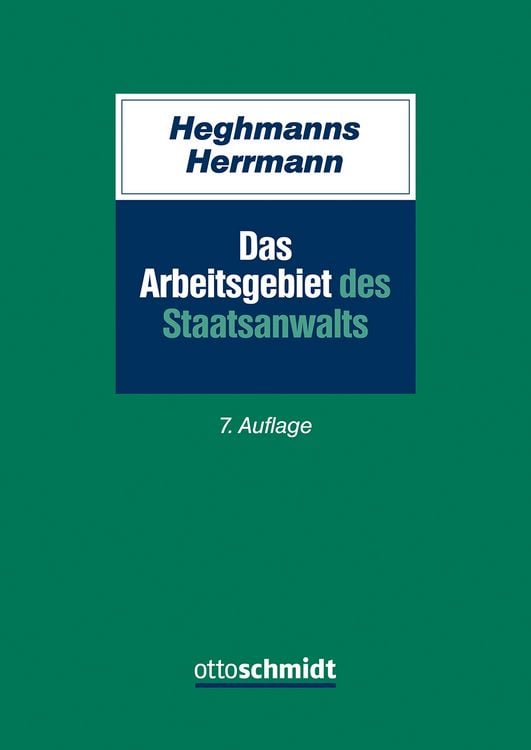 Produktbild: Das Arbeitsgebiet des Staatsanwalts