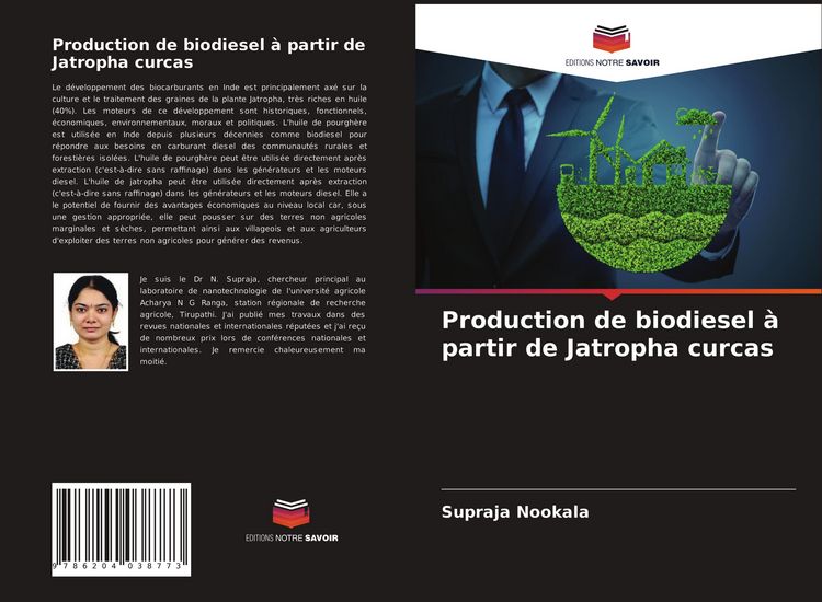 Produktbild: Production de biodiesel &agrave; partir de Jatropha curcas