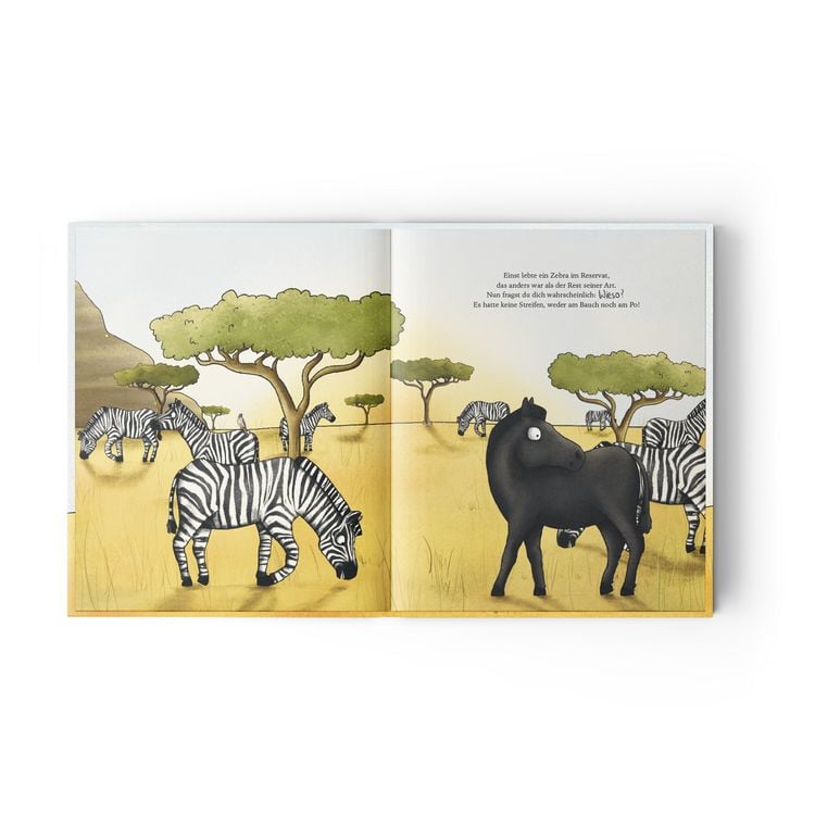 Produktbild: Noomi, das streifenlose Zebra