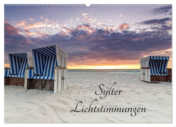 Produktbild: Sylter Lichtstimmungen (Wandkalender 2026 DIN A2 quer), CALVENDO Monatskalender