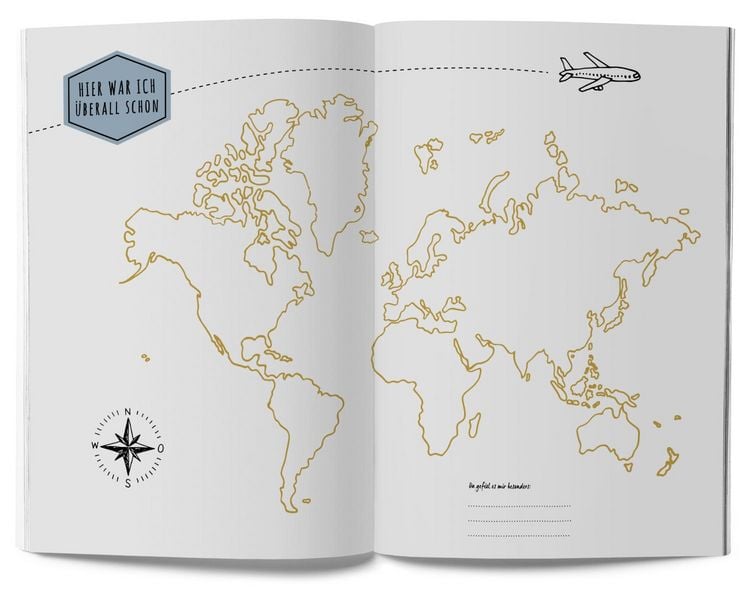 Produktbild: GuideMe Reisetagebuch Travel Memories „Meine Reisen“