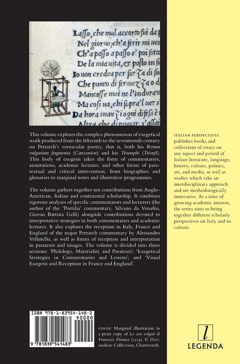 Produktbild: Petrarch Commentary and Exegesis in Renaissance Italy and Beyond
