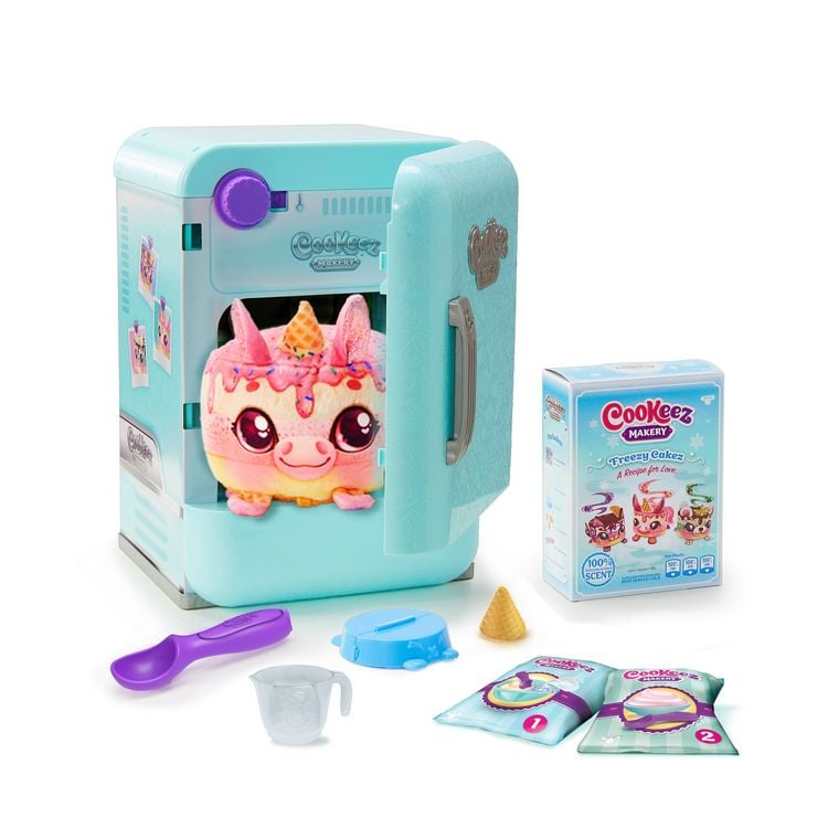 Produktbild: Moose Toys 300185 - Cookeez Makery: Freezy Cakez Spielset, Duftende Pl&uuml;schfiguren, Interaktiv