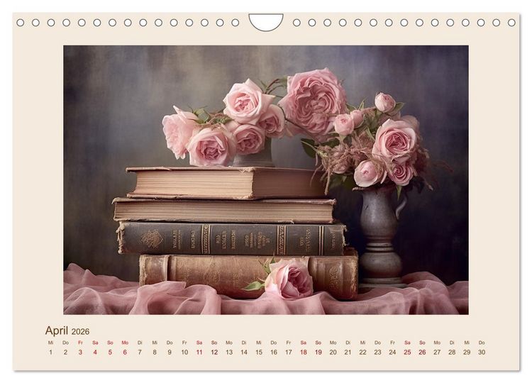 Produktbild: B&uuml;cherzauber (Wandkalender 2026 DIN A4 quer), CALVENDO Monatskalender