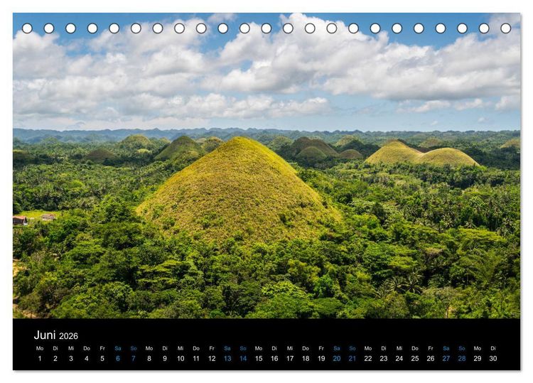 Produktbild: Philippinen Foto Wandkalender 2026 (Tischkalender 2026 DIN A5 quer), CALVENDO Monatskalender