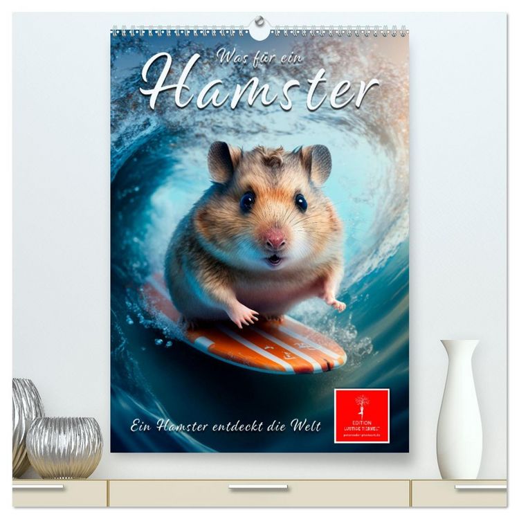 Produktbild: Was f&uuml;r ein Hamster (hochwertiger Premium Wandkalender 2026 DIN A2 hoch), Kunstdruck in Hochglanz