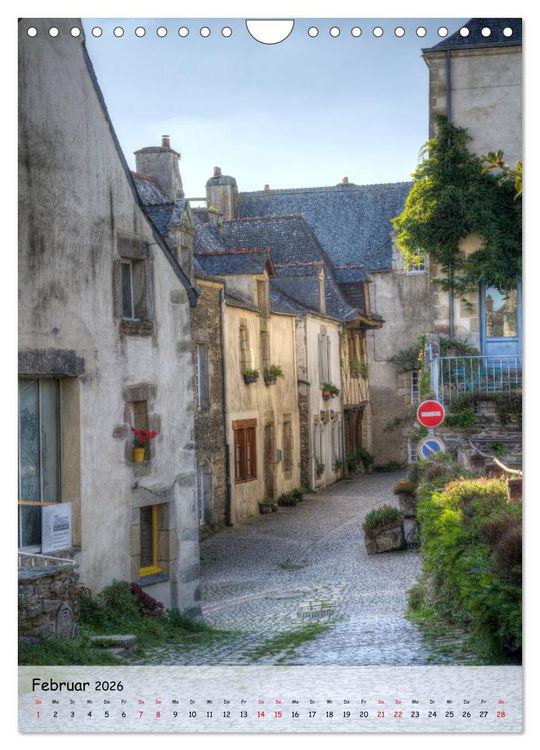 Produktbild: Rochefort-en-Terre. Traumdorf in der Bretagne (Wandkalender 2026 DIN A4 hoch), CALVENDO Monatskalender