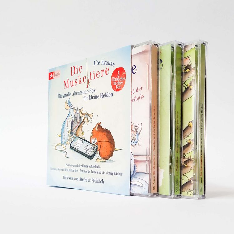 Produktbild: Die Muskeltiere - Die gro&szlig;e Abenteuer-Box f&uuml;r kleine Helden