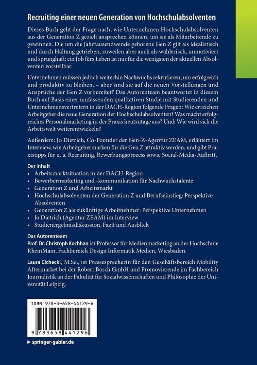 Produktbild: Recruiting einer neuen Generation von Hochschulabsolventen