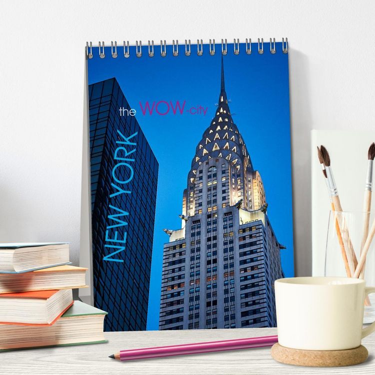 Produktbild: New York - the WOW-city (Tischkalender 2026 DIN A5 hoch), CALVENDO Monatskalender