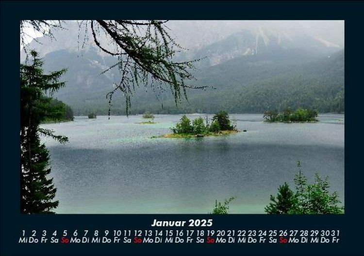 Produktbild: Die Seen der Erde 2025 Fotokalender DIN A5