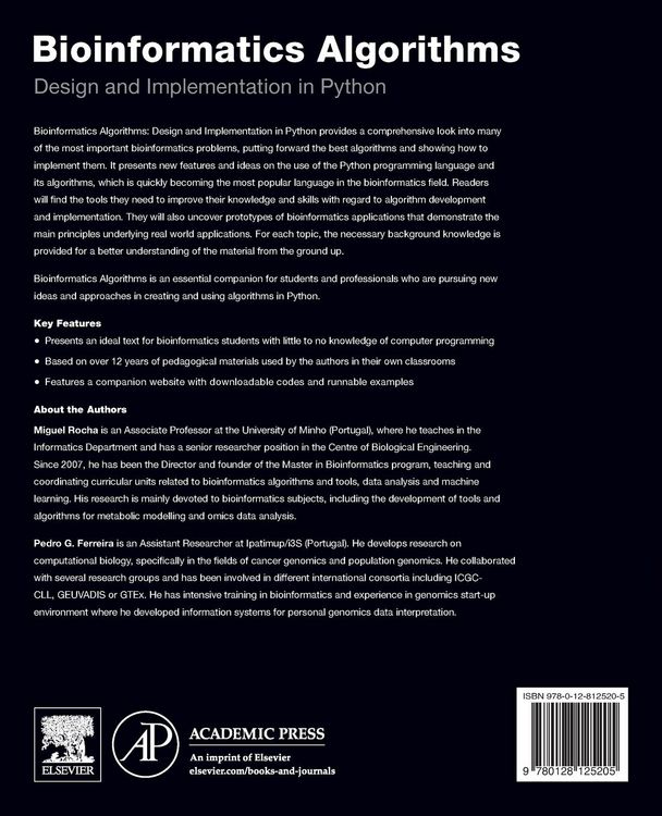 Produktbild: Bioinformatics Algorithms