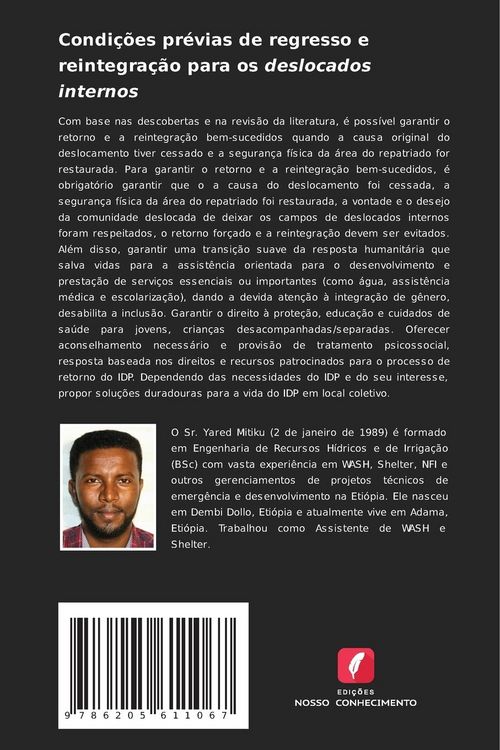 Produktbild: Condi&ccedil;&otilde;es pr&eacute;vias de regresso e reintegra&ccedil;&atilde;o para os deslocados internos