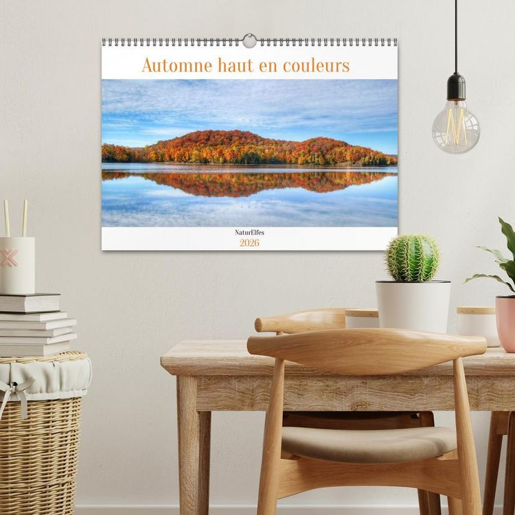 Produktbild: Automne haut en couleurs (Calendrier mural 2026 DIN A3 vertical), CALVENDO calendrier mensuel