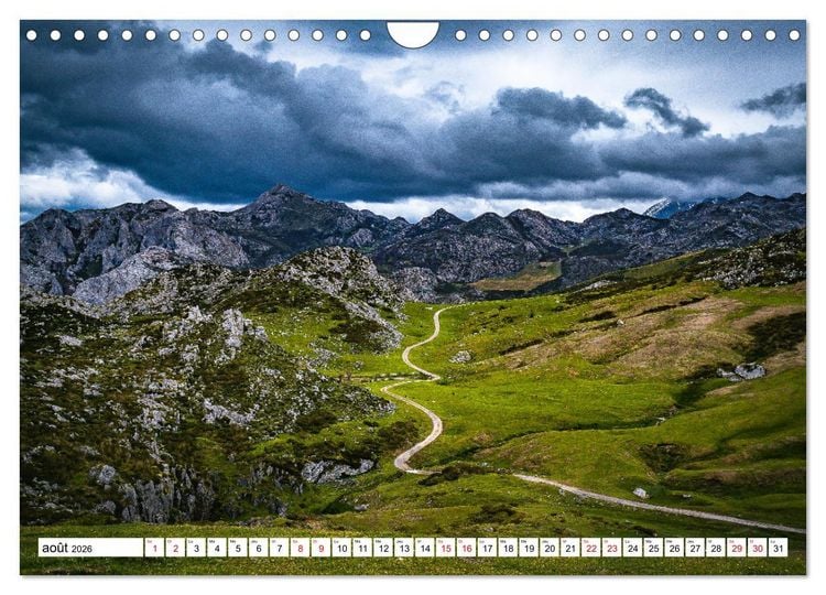 Produktbild: Sublimes paysages d'Espagne (Calendrier mural 2026 DIN A4 vertical), CALVENDO calendrier mensuel