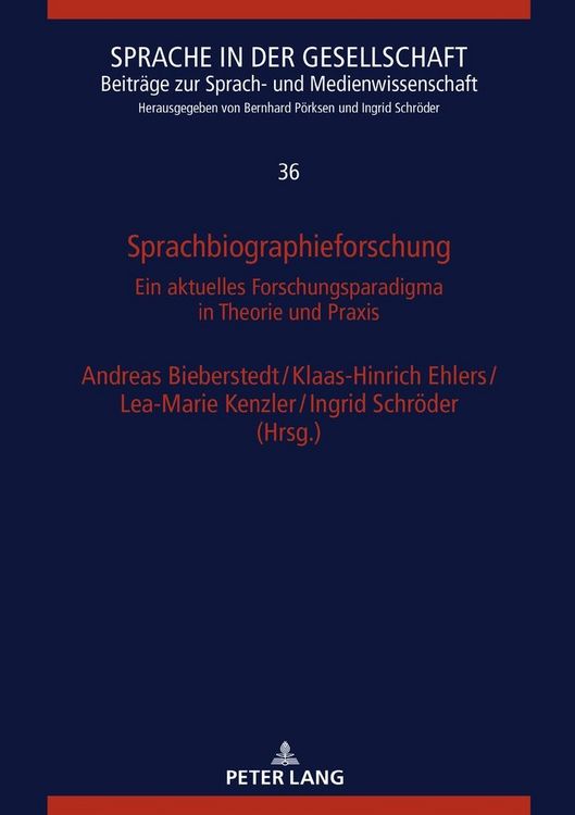 Produktbild: Sprachbiographieforschung