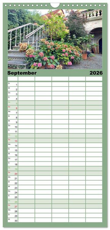 Produktbild: Familienplaner 2026 - Pirna - Tor zur S&auml;chsischen Schweiz mit 5 Spalten (Wandkalender, 21 x 45 cm) CALVENDO