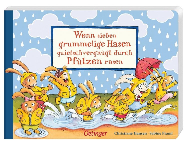 Produktbild: Wenn sieben grummelige Hasen quietschvergn&uuml;gt durch Pf&uuml;tzen rasen